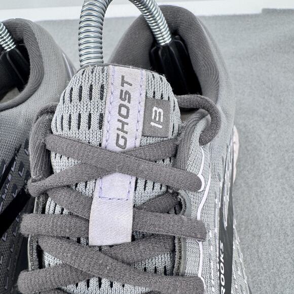 Brooks Ghost 13 Shoes Womens Size 8 Gray Running Neutral Cushion DNA LOFT Road - Picture 3 of 12